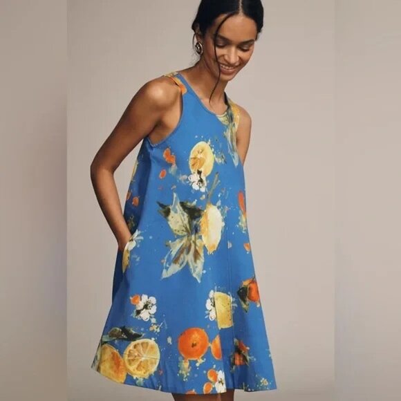 NWT Size 1X - Anthropologie The Keiko Mini Cotton Dress by Maeve (NWT US$ 168) - Picture 5 of 16